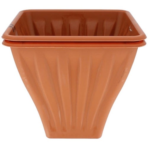 Square Terracotta Planter Medium 2-pack