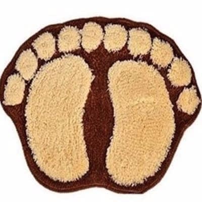 Fluffy Bathroom Foot Mat