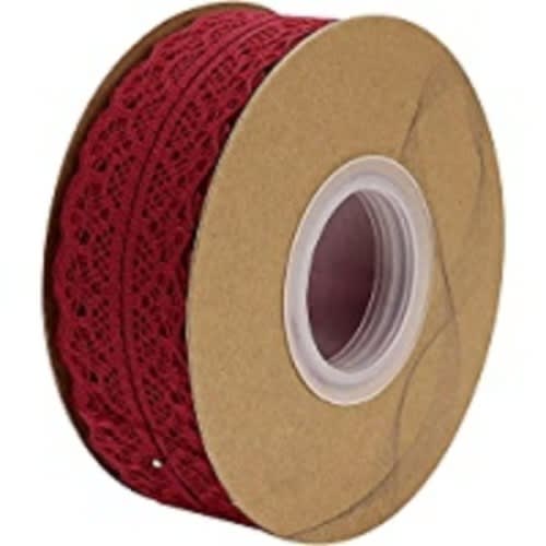 Lace Ribbon- Red Wine