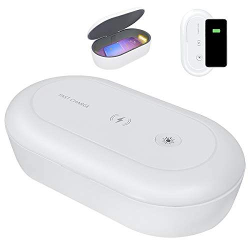 Portable Cell Phone Uv Light Sanitizer Box - Wireless Charger With Uv Sterilizer Aroma