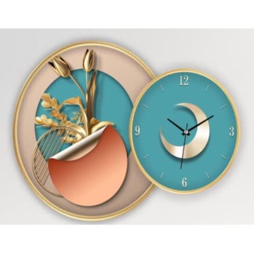 60cm X 30cm Beautiful Circle Hanging Wall Clock