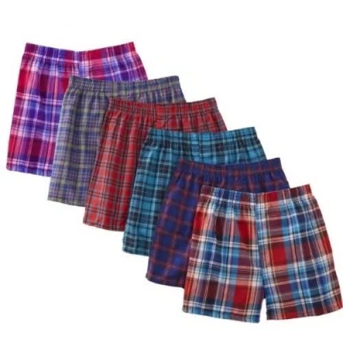 Men's Boxers Shorts - 6 Pieces