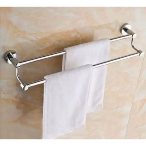 Double Rail Towel Rack - Hanger - 80cm