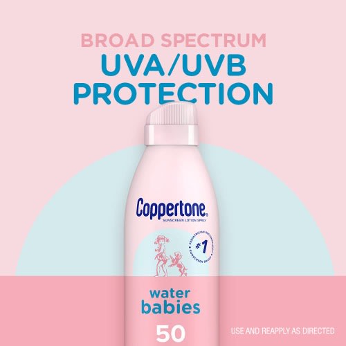 Water Babies Sunscreen Lotion Spray Spf 50 - 170g