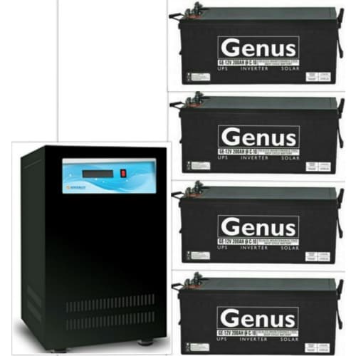 3.5KVA Inverter Installation With 4 Batteries