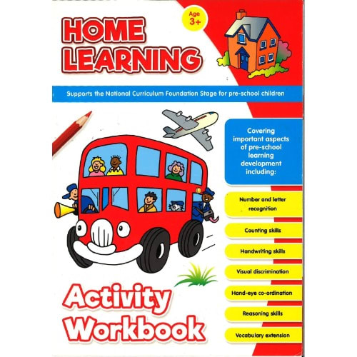 Home Learning Activity Workbook, Red