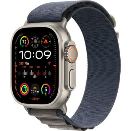 Watch Ultra 2 Gps + Cellular 49mm Titanium Case With Blue Alpine Loop Medium