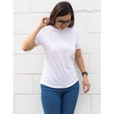 Women's Plain White Tshirt