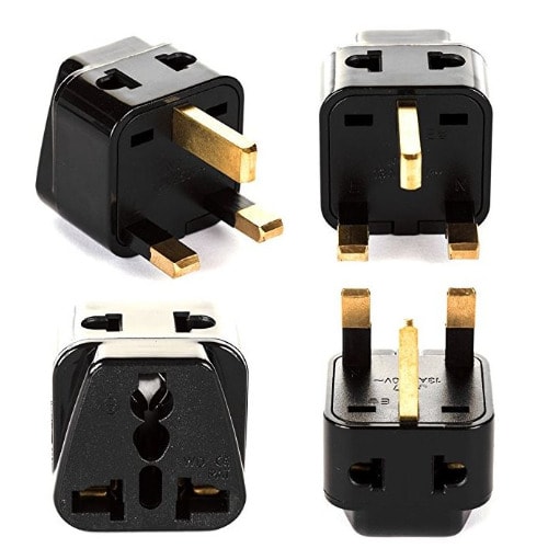 Universal Travel Adapter - 4 In 1 Pack