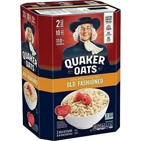 Oats Old Fashioned 100% Whole Grain - 4.52kg - 1 Pack
