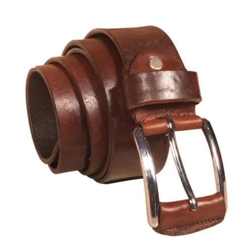 Leather Belt For Men - Brown