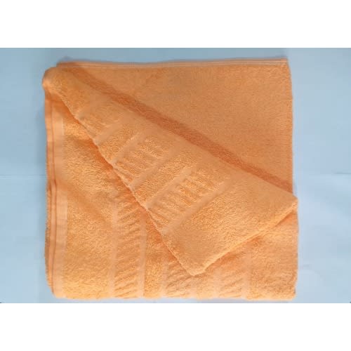 100% Cotton Extra Large Towel - 40" X 60" - Orange