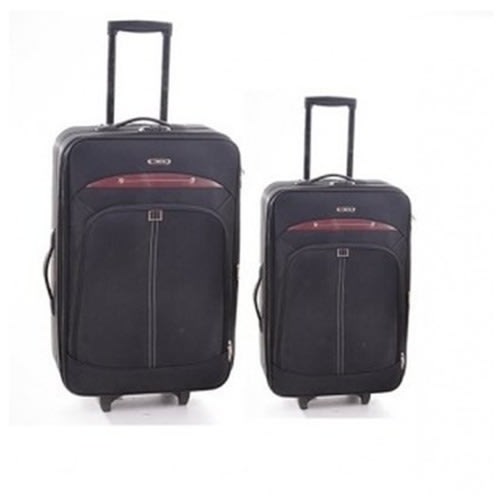 Swiss By 2 Sets Strong Luggage Boxes - Black
