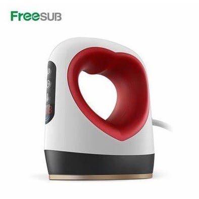 Freesub Mini Heat Press Machine For Heat Transfer DIY Creative - Red & White