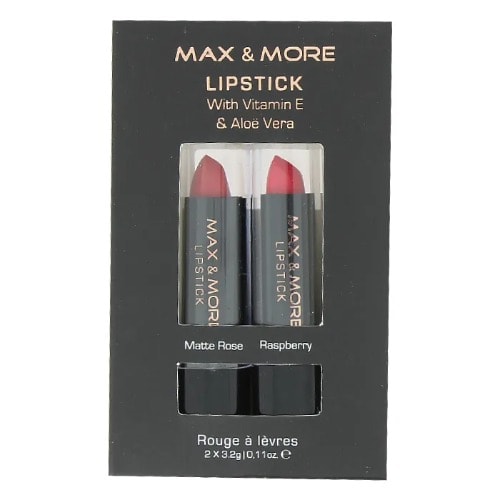 Lipstick - Matte Rose And Raspberry - 2 Pack