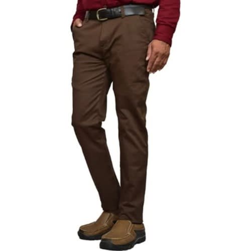 Men's Chinos Trouser - Deep Brown