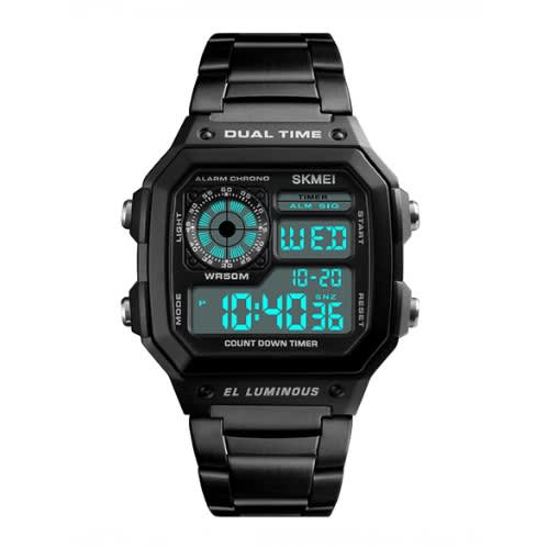 Bracelet Strap Men's Sport Wrist Watch - Black