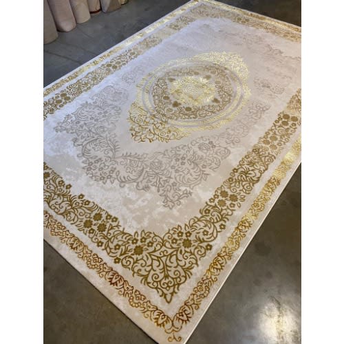 Persian Turkey Center Rug - Shaded Multi Colour - 5ft X 7ft