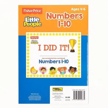 Fisher Price Little People Numbers 1-10