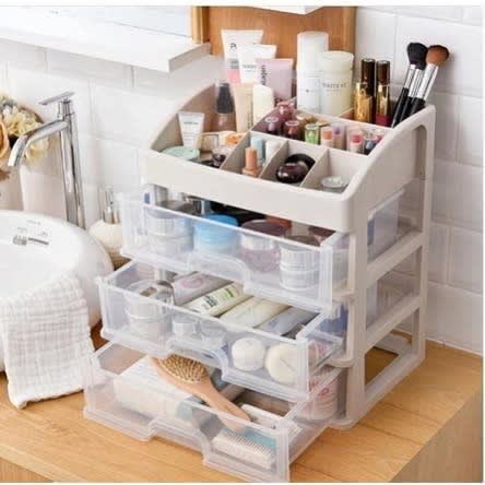 Make-up Cosmetics And Jewelry Organizer And Storage Box- Big