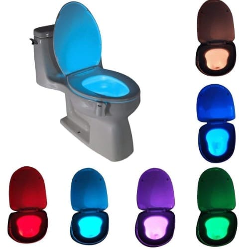 Dvdas Led Toilet Night Light With Motion Sensor Plastic - Multi-colored