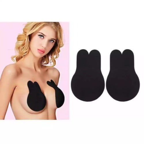 Adhesive Invisible Breast Lift Nipple Cover - Black