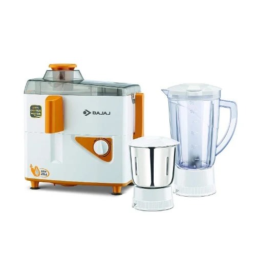 Juicer Mixer Grinder With 2 Jars - 450W - Neo Jx4  - White & Orange