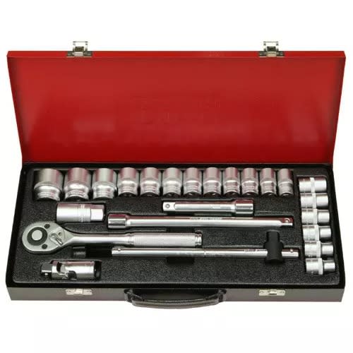 1/2 Inch Drive Tools Socket Wrench Set - 24 Pcs