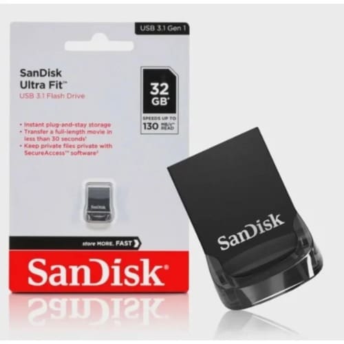 Sandisk Ultra Fit Usb 3.1 Flash Drive - 32GB