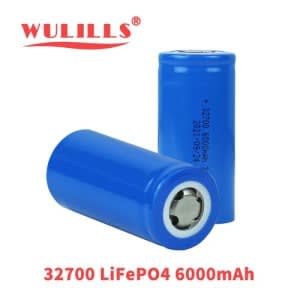 Rechargeable Battery For Led Flashlights Emergency Lights -2 Pieces - 32700 3.2v 6000mAh