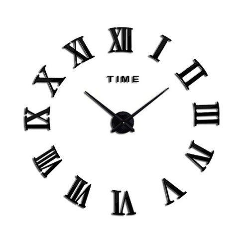 3D Large Acrylic DIY Wall Clock