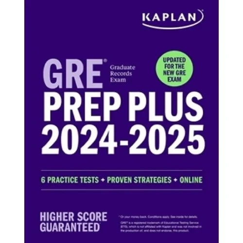 Graduate Records Exam - GRE Prep Plus - 2024-2025 - Practice Tests