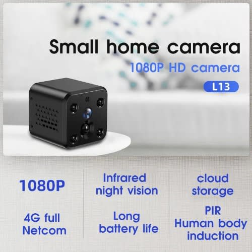 Smart Home Camera 1080p Infrared Night Vision Cloud Storage 4g Connection Long Battery Lif
