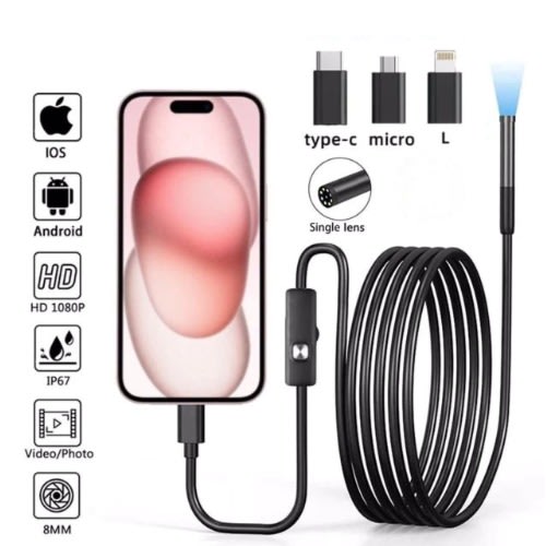 Single-lens Waterproof 3in1 High Definition Hd Pixel Handheld Industrial Inspection Camera