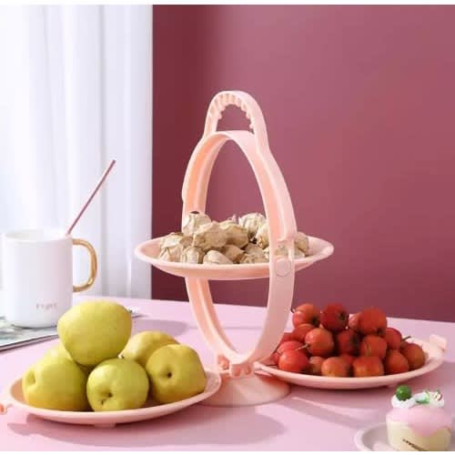 Creative Foldable Fruit Plate Organizer