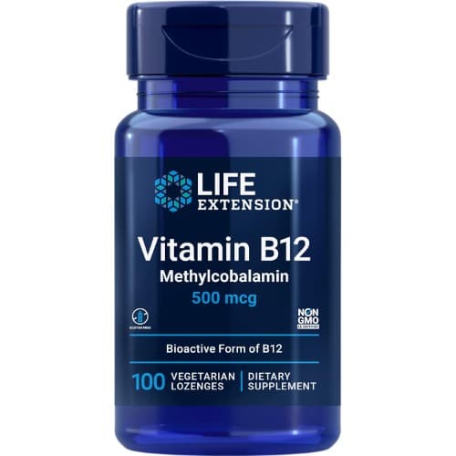 Vitamin B12 Methylcobalamin 500mcg - 60 Lozenges