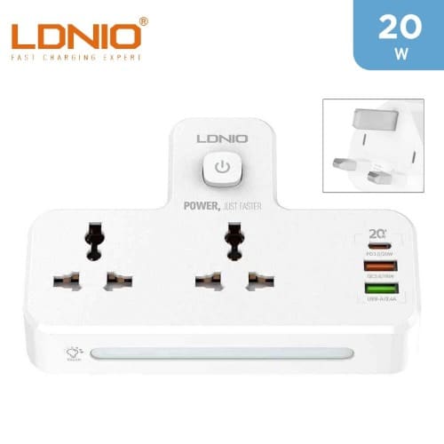 Sc2311 2 Socket/ 2 USB / Type-c Outlet - 20W