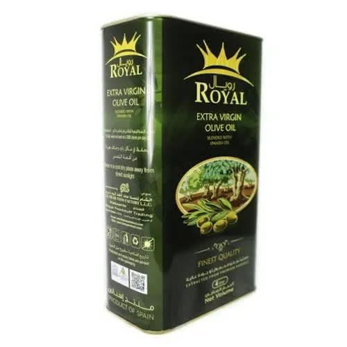 Royal Extra Virgin Olive Oil - With Spanish Olives - 4 Liters