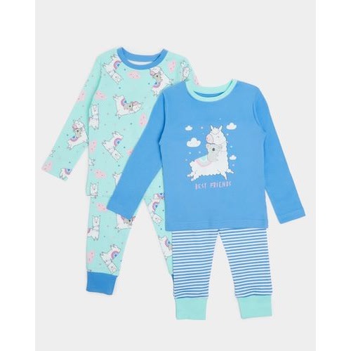 St. Bernards -  Cotton Pyjamas - Pack Of 2