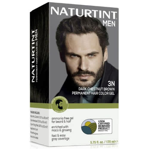 Men's Permanent Hair Dye 3n Dark Chestnut Brown 170 Ml