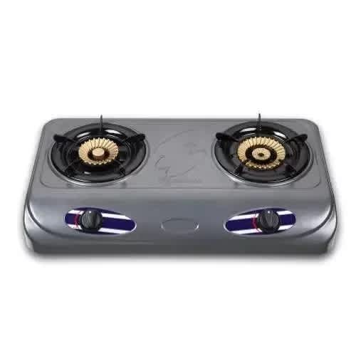 Table Top Gas Cooker - 2 Hob Stainless
