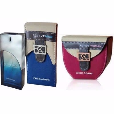 Chris Adams Unisex Perfume Gift Bundle - Active Man  Woman