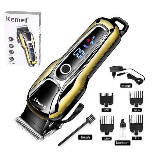 Professional Cordless Barber Trimmer Carving Bald Hair Clipper