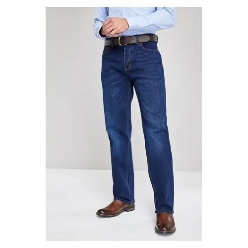 Mens Non Fade Blue Jeans