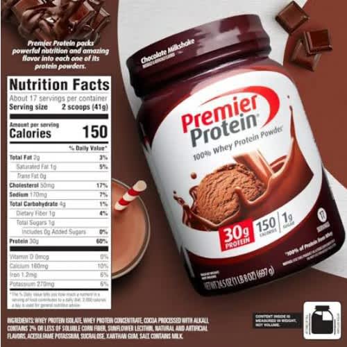 100% Whey Protein Powder Chocolate - 697g