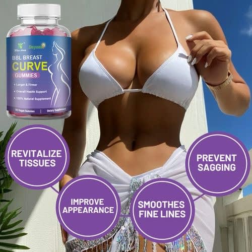 Daynee Bbl Breast Curve Gummies For Larger & Firmer Breast 60 Gummies