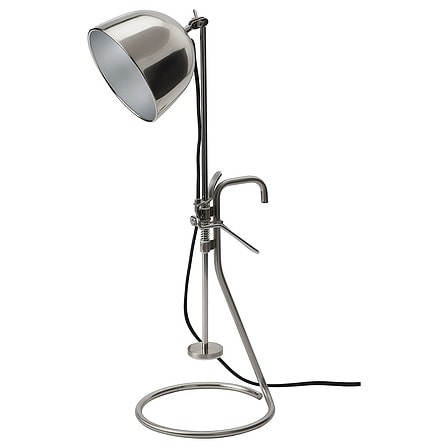 RAvaror Clamp Table Lamp, Stainless Steel