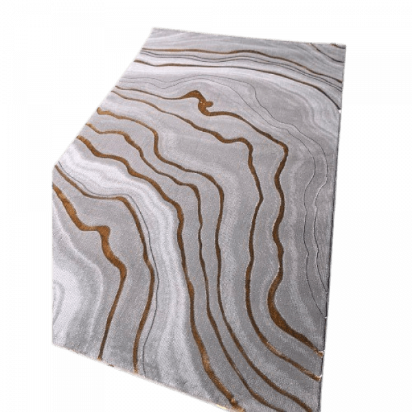 7ft By 10ft Center Rug -Beige/Gold