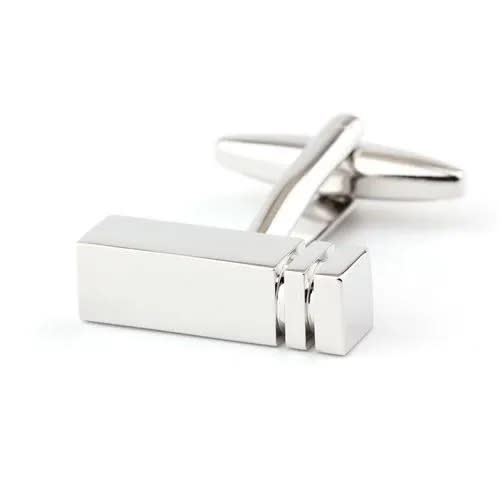 Silver Platted Cufflinks For Men