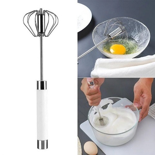 Manual Hand Mixer Egg Beater Cream Whisk